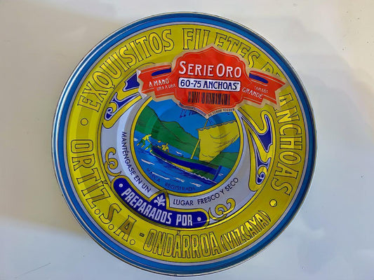 ORTIZ Filetti di acciughe in olio d'oliva Serie Oro 60-75 - Pescheria Ferroni | Milano